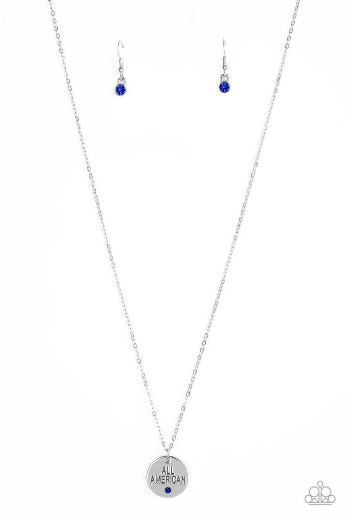 Paparazzi ♥ All American, All The Time - Blue ♥ Necklace