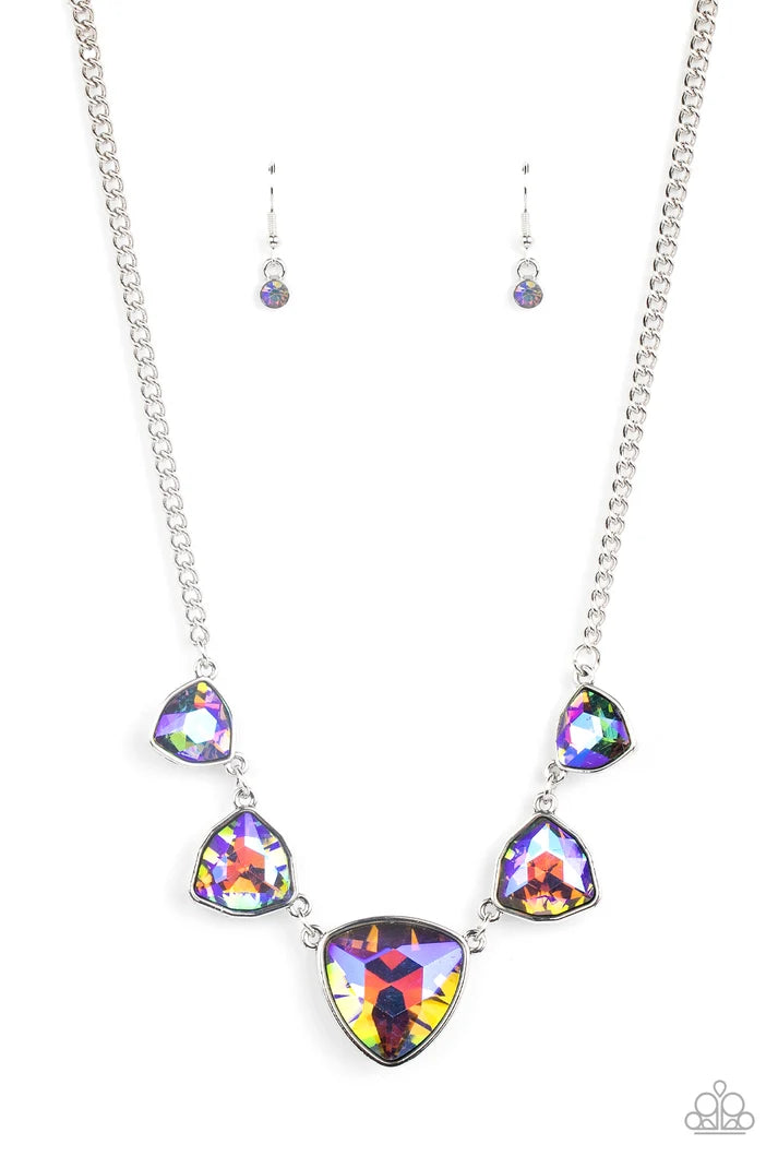 Paparazzi ♥ Cosmic Constellations - Multi (Oil Spill) ♥ Necklace