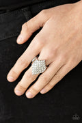 Paparazzi ♥ Hive Hustle - White ♥ Ring
