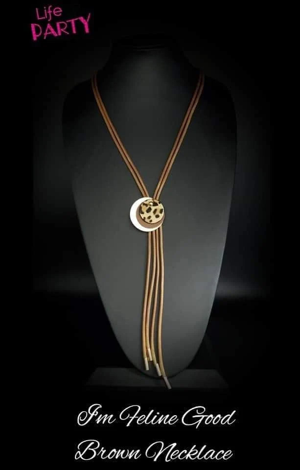Paparazzi ♥ I'm FELINE Good - Brown ♥ Necklace