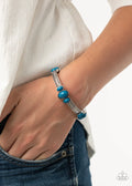 Paparazzi ♥ Instant Zen - Blue ♥ Bracelet