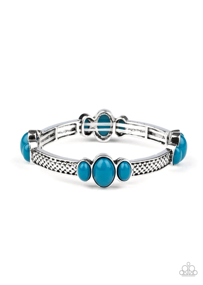 Paparazzi ♥ Instant Zen - Blue ♥ Bracelet