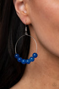 Paparazzi ♥ Let It Slide - Blue ♥ Earrings