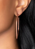 Paparazzi ♥ Major Flex - Copper ♥ Earrings
