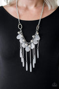 Paparazzi ♥ Roaring Riviera - White ♥ Necklace
