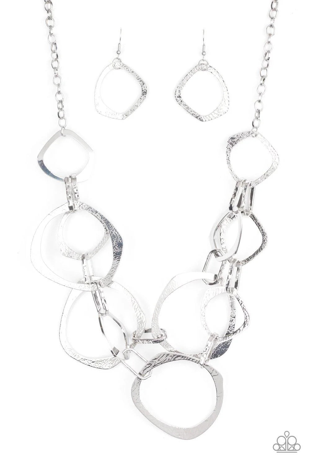 Paparazzi ♥ Salvage Yard - Silver ♥ Necklace