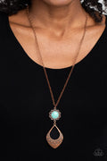 Paparazzi ♥ Stone TOLL - Copper ♥ Necklace