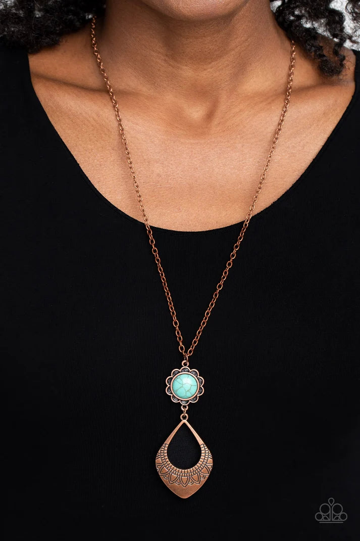 Paparazzi ♥ Stone TOLL - Copper ♥ Necklace