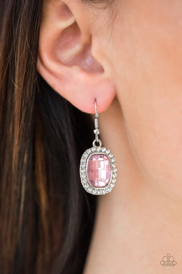 Paparazzi ♥ The Modern Monroe - Pink ♥ Earrings
