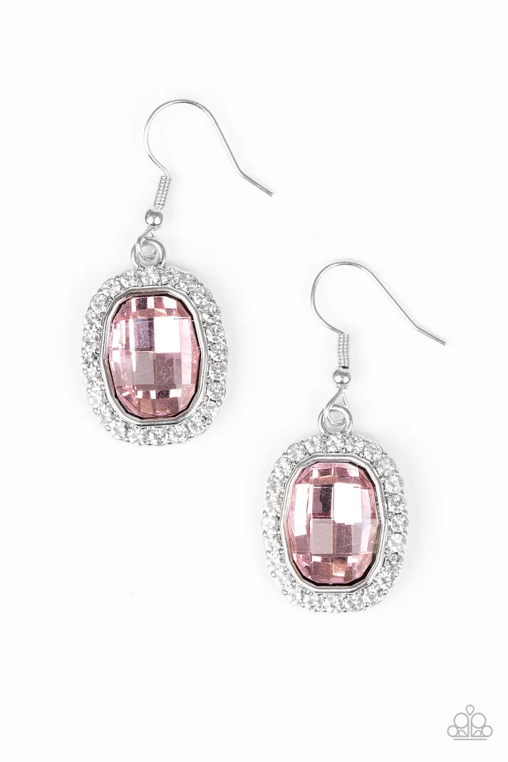 Paparazzi ♥ The Modern Monroe - Pink ♥ Earrings