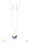 Paparazzi ♥ The Social Butterfly Effect - multi (iridescent) ♥ Necklace