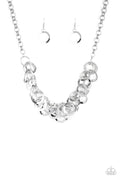 Paparazzi ♥ Ringing In The Bling - Silver ♥ Necklace