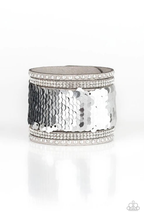 Paparazzi ♥ MERMAIDS Have More Fun - Silver ♥ Bracelet