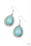 Paparazzi ♥ Sahara Serenity - Blue ♥ Earrings