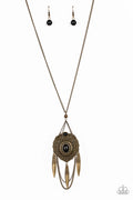Paparazzi ♥ Cactus Canyon - Brass ♥ Necklace