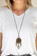 Paparazzi ♥ Cactus Canyon - Brass ♥ Necklace