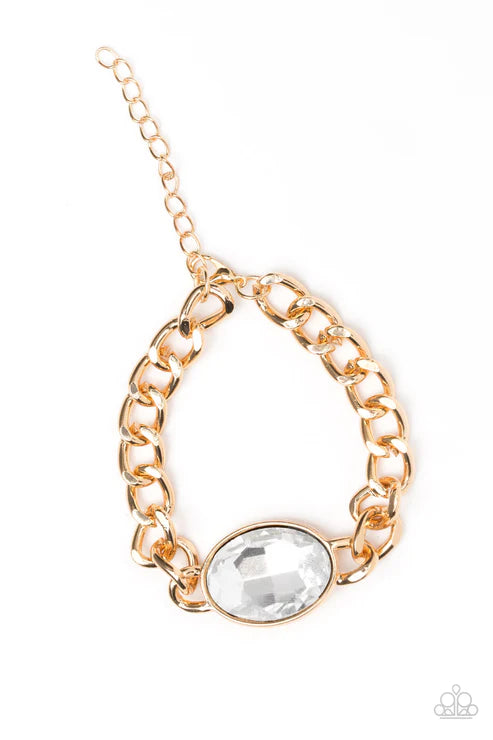 Paparazzi ♥ Luxury Lush - Gold ♥ Bracelet