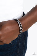 Paparazzi ♥ Mecca Metro - Black ♥ Bracelet