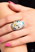 Paparazzi ♥ Terrazzo Tease - White ♥ Ring