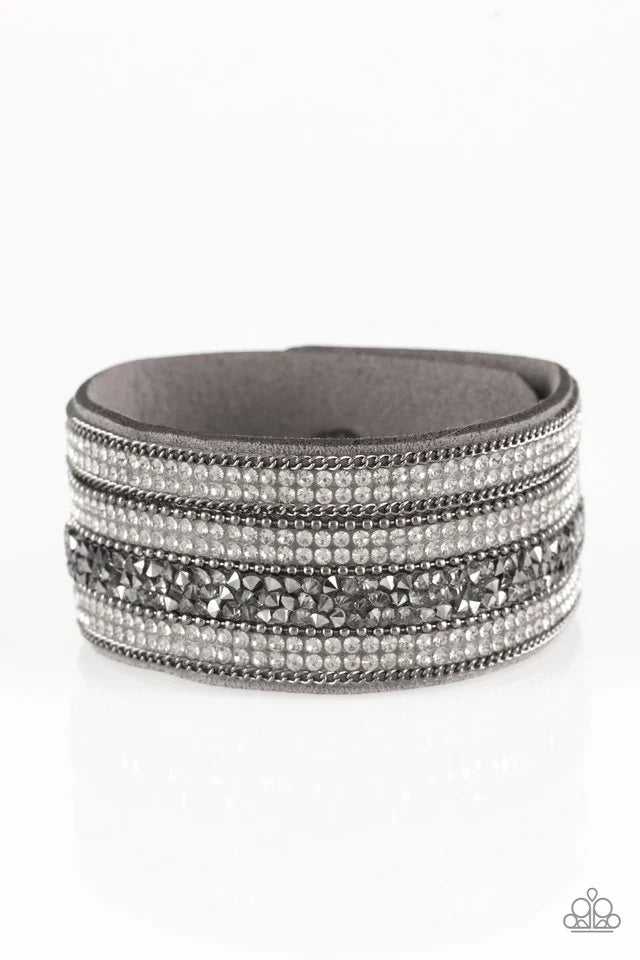 Paparazzi ♥ Really Rock Band - Silver ♥ Bracelet