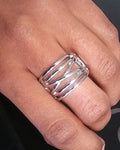 Paparazzi ♥ Way Wayward - Silver ♥ Ring